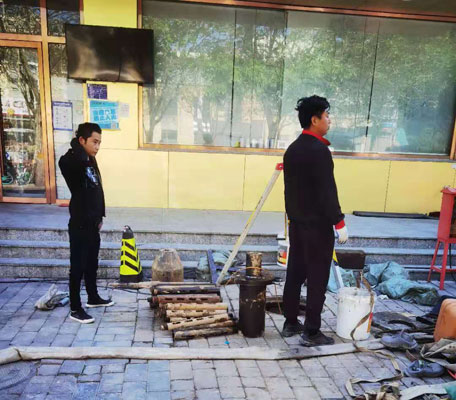运河马路顶管施工